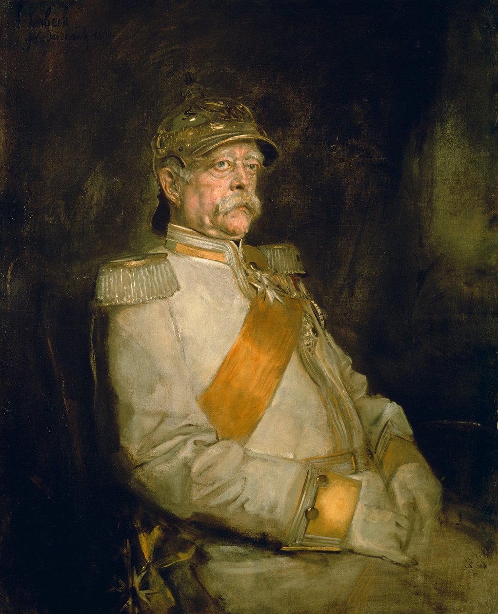 Otto Fürst Bismarck door Franz von Lenbach