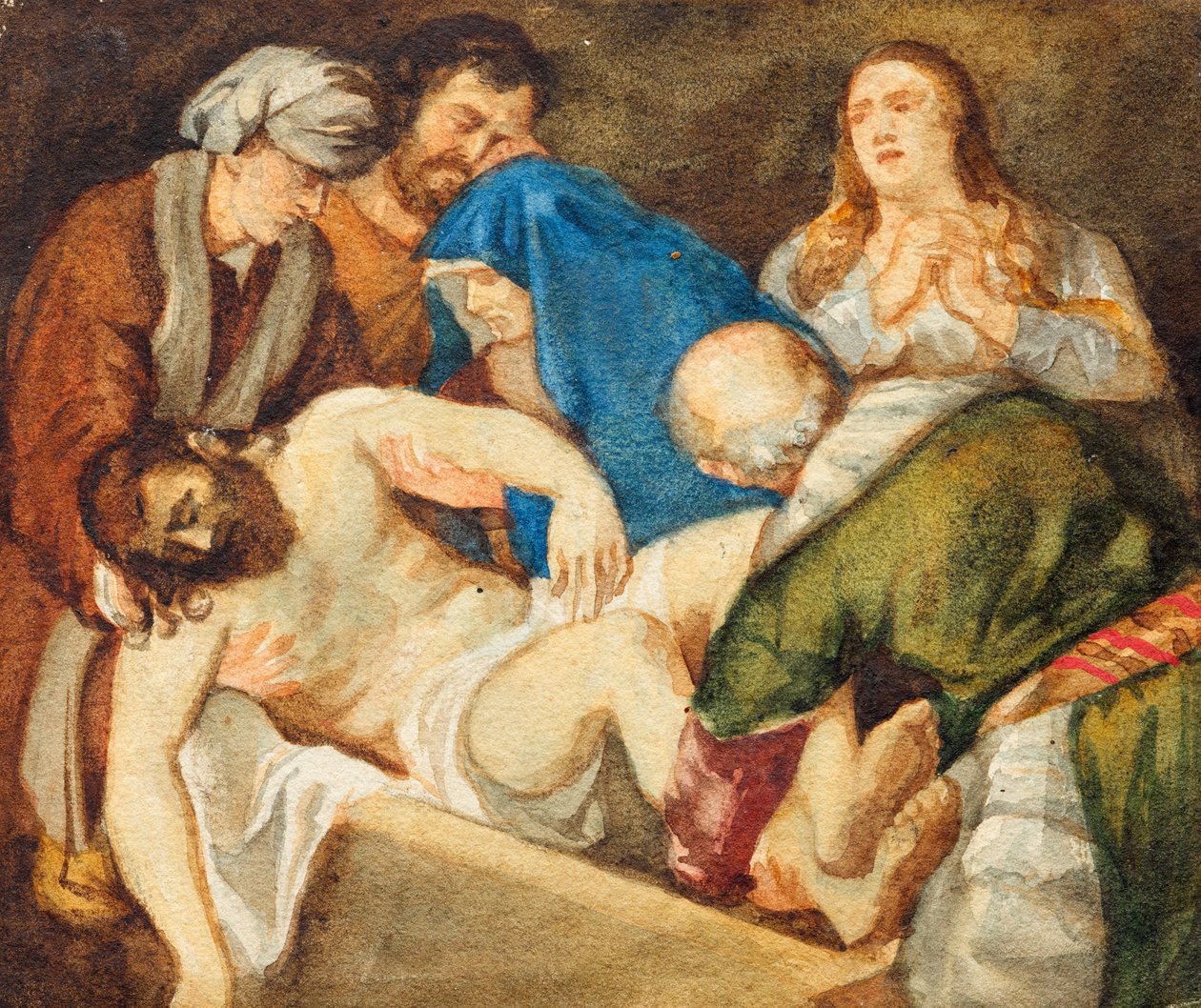 Begrafenis door Franz von Matsch