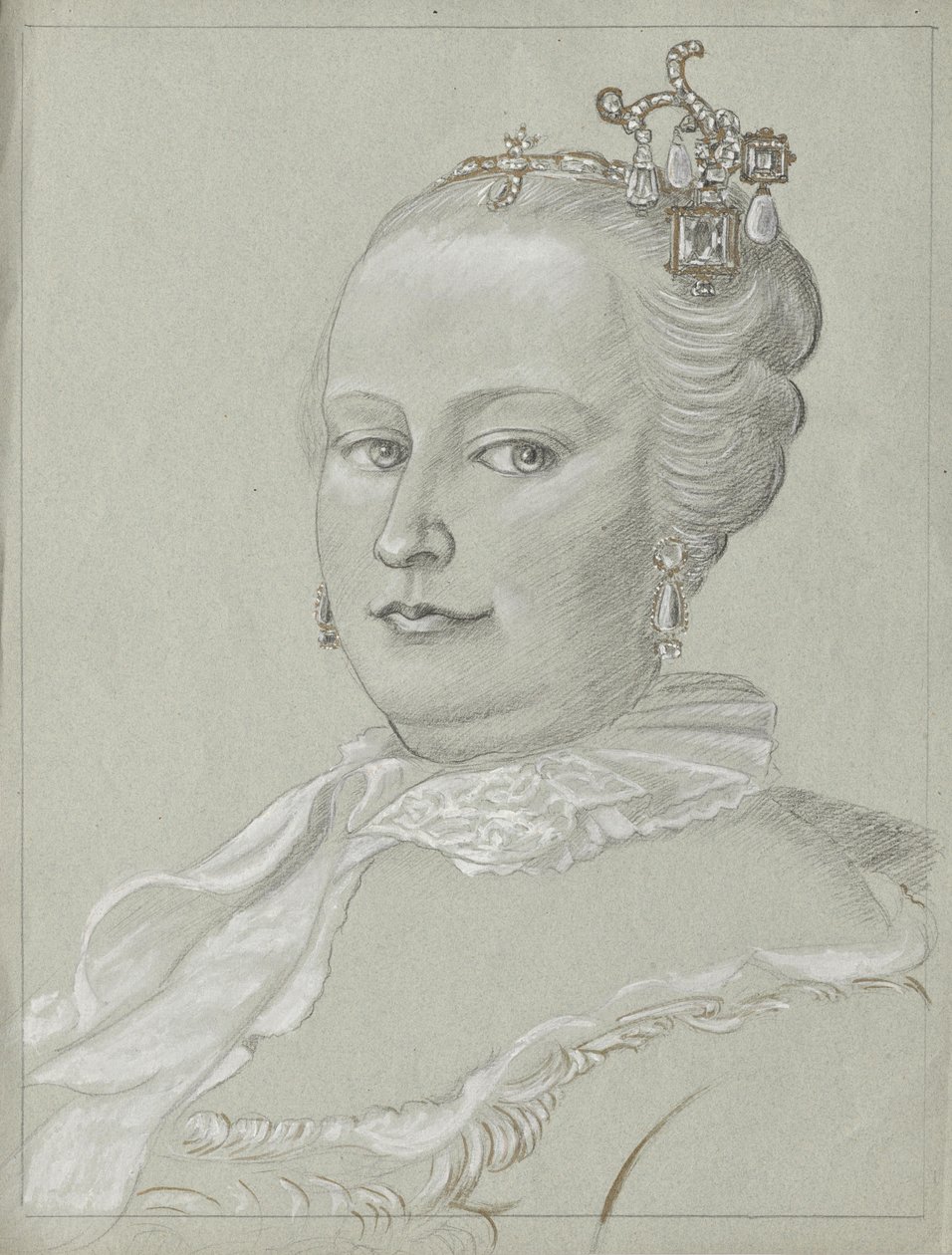 Keizerin Maria Theresia door Franz von Matsch