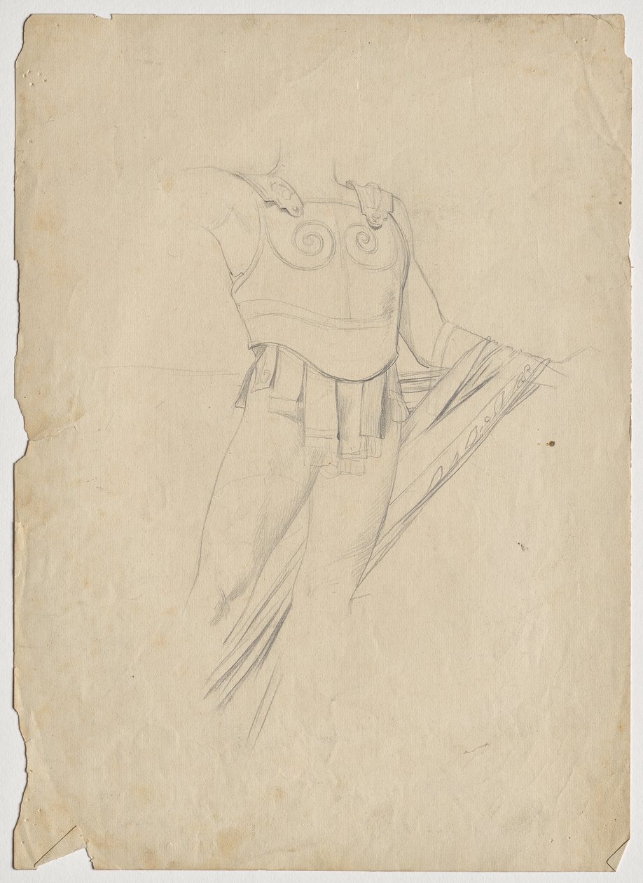 Torso met borstharnas door Franz von Matsch