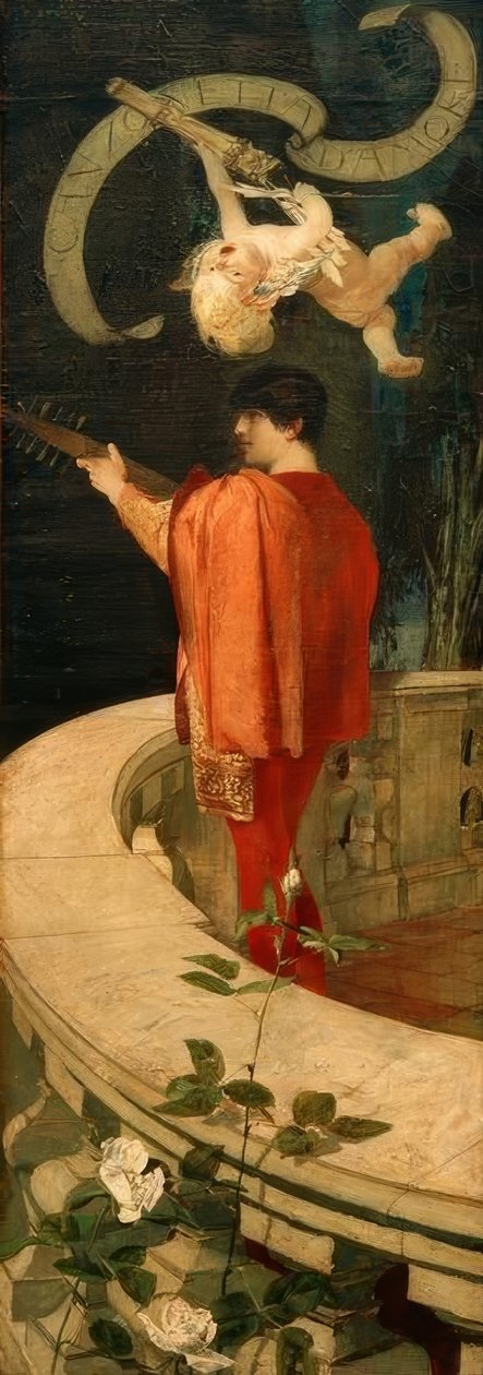 Canzonetta d’amore door Franz von Stuck