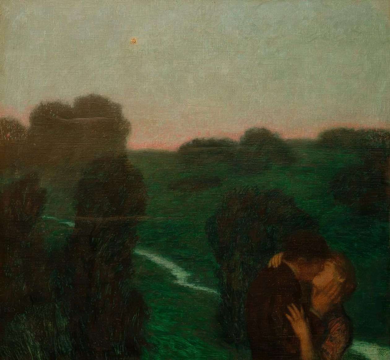 De avondster door Franz von Stuck