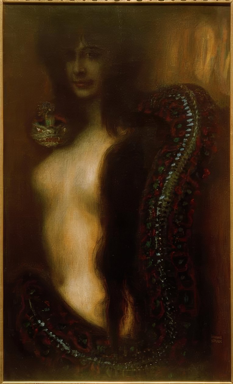 De zonde door Franz von Stuck