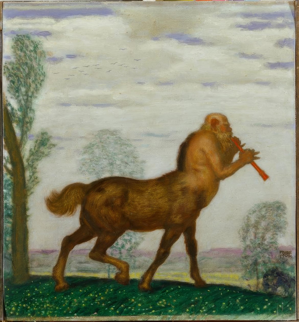 F. v. Stuck, Lente door Franz von Stuck