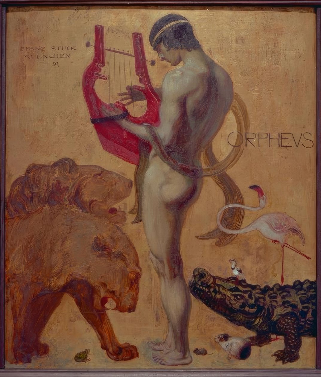 Orpheus door Franz von Stuck