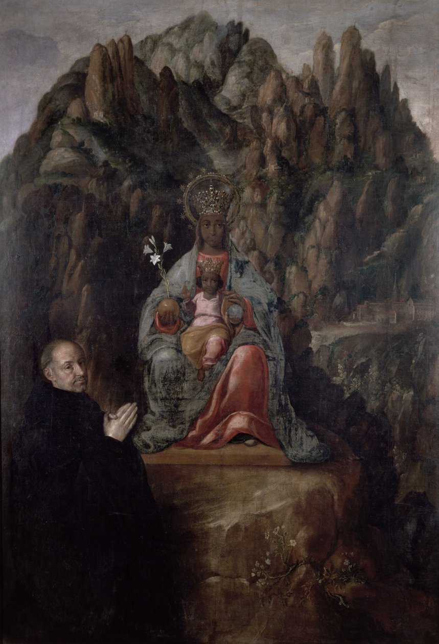 De Maagd van Montserrat door Fray Juan Andres Rizi