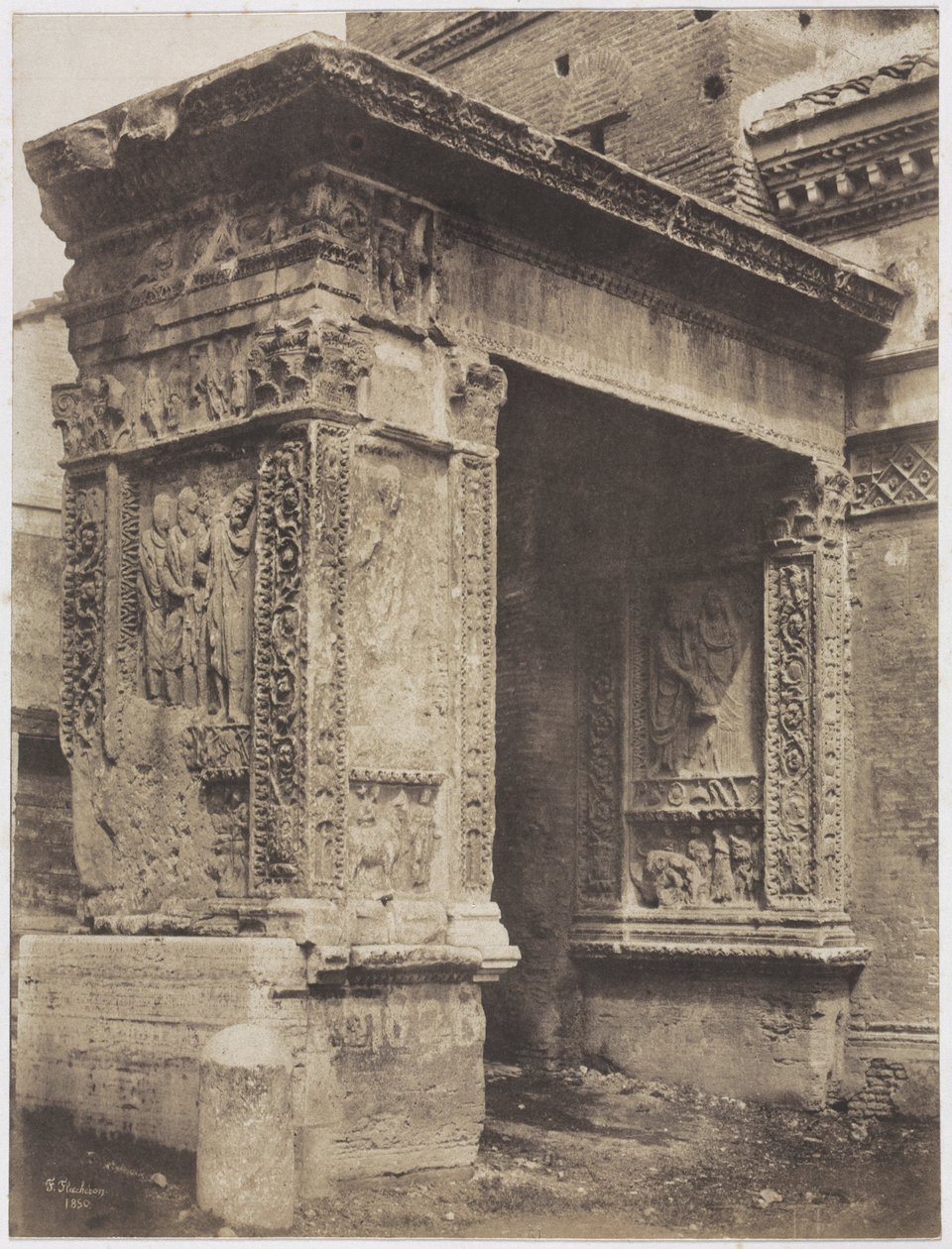 Goudsmidsboog, Rome door Frédéric Flachéron