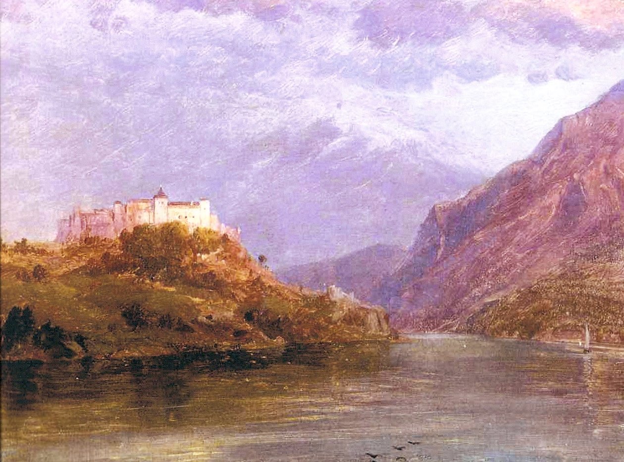 Kasteel van Salzburg, 1868-69 door Frederic Edwin Church