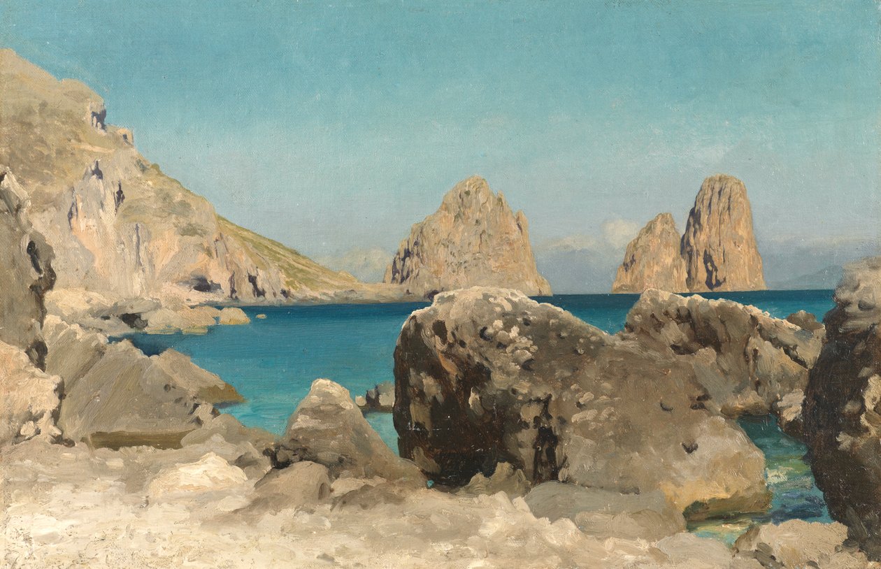 Rotsen van de Sirenen, Capri door Frederic Leighton