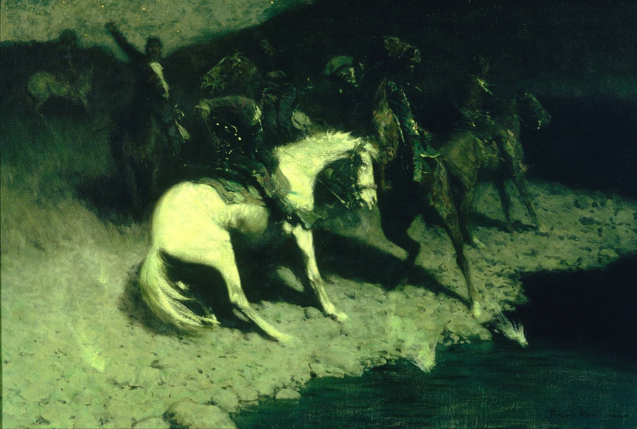 Beschoten door Frederic Remington