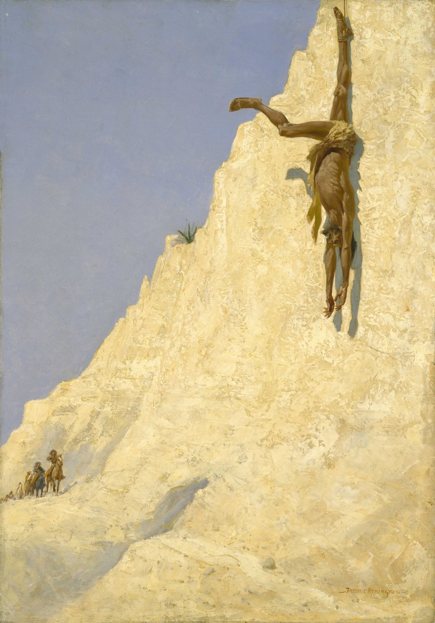 De overtreder door Frederic Remington