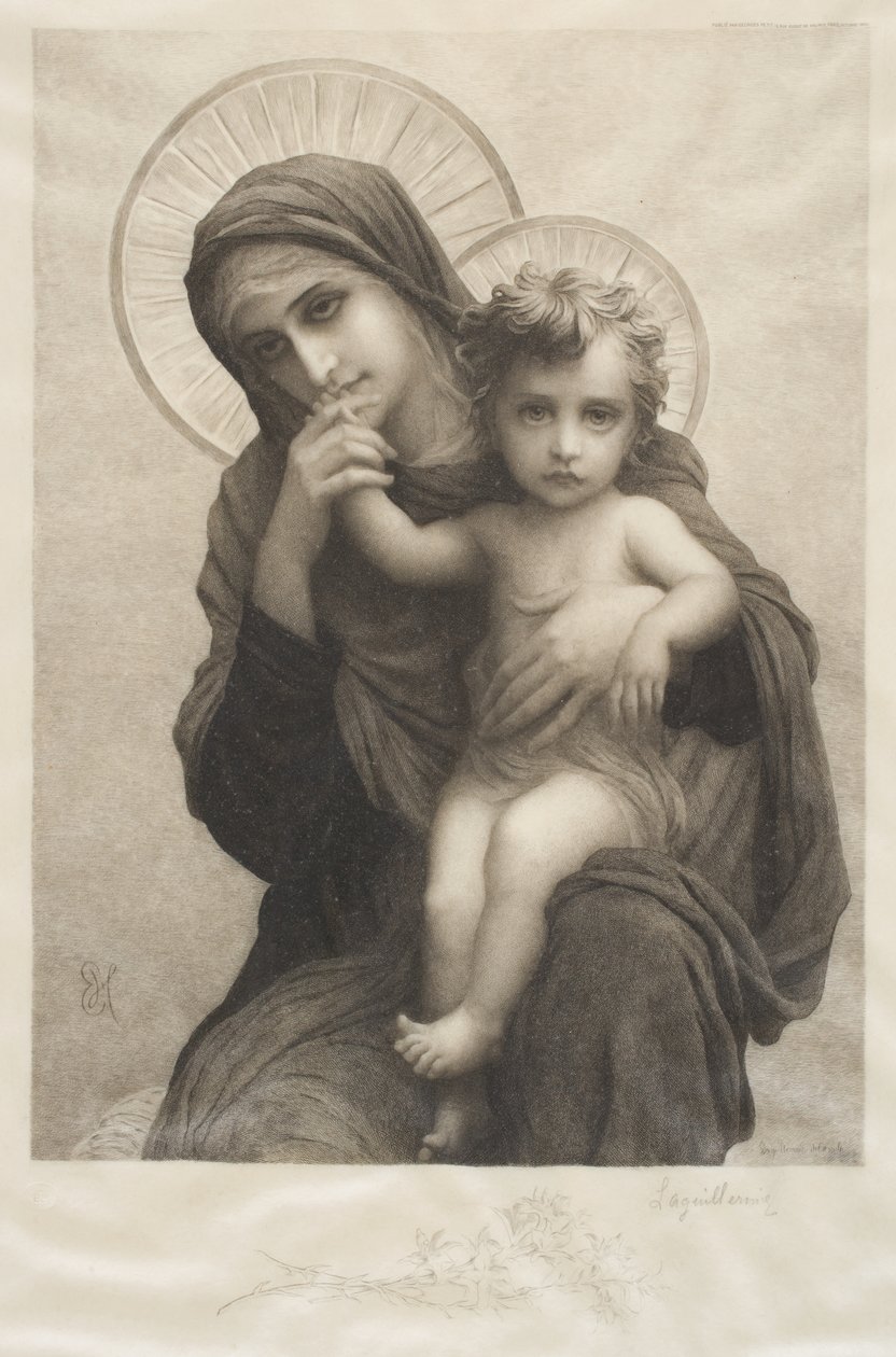 Madonna en Kind door Frederic Auguste Laguillermie