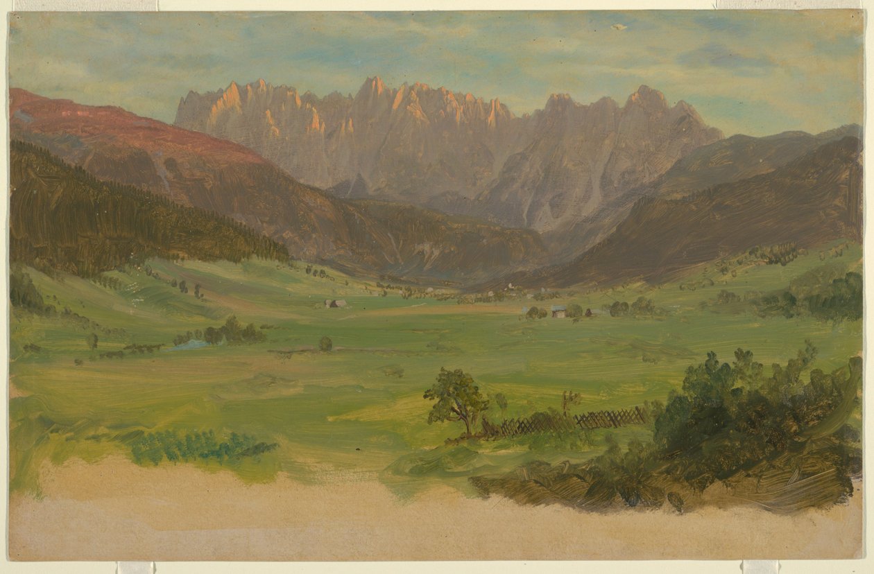 Alpendal door Frederic Edwin Church