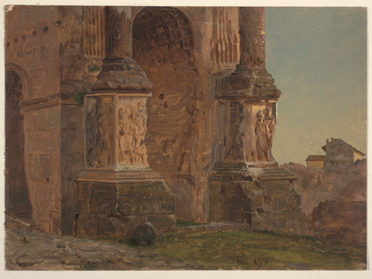Boog van Septimius Severus, Rome door Frederic Edwin Church