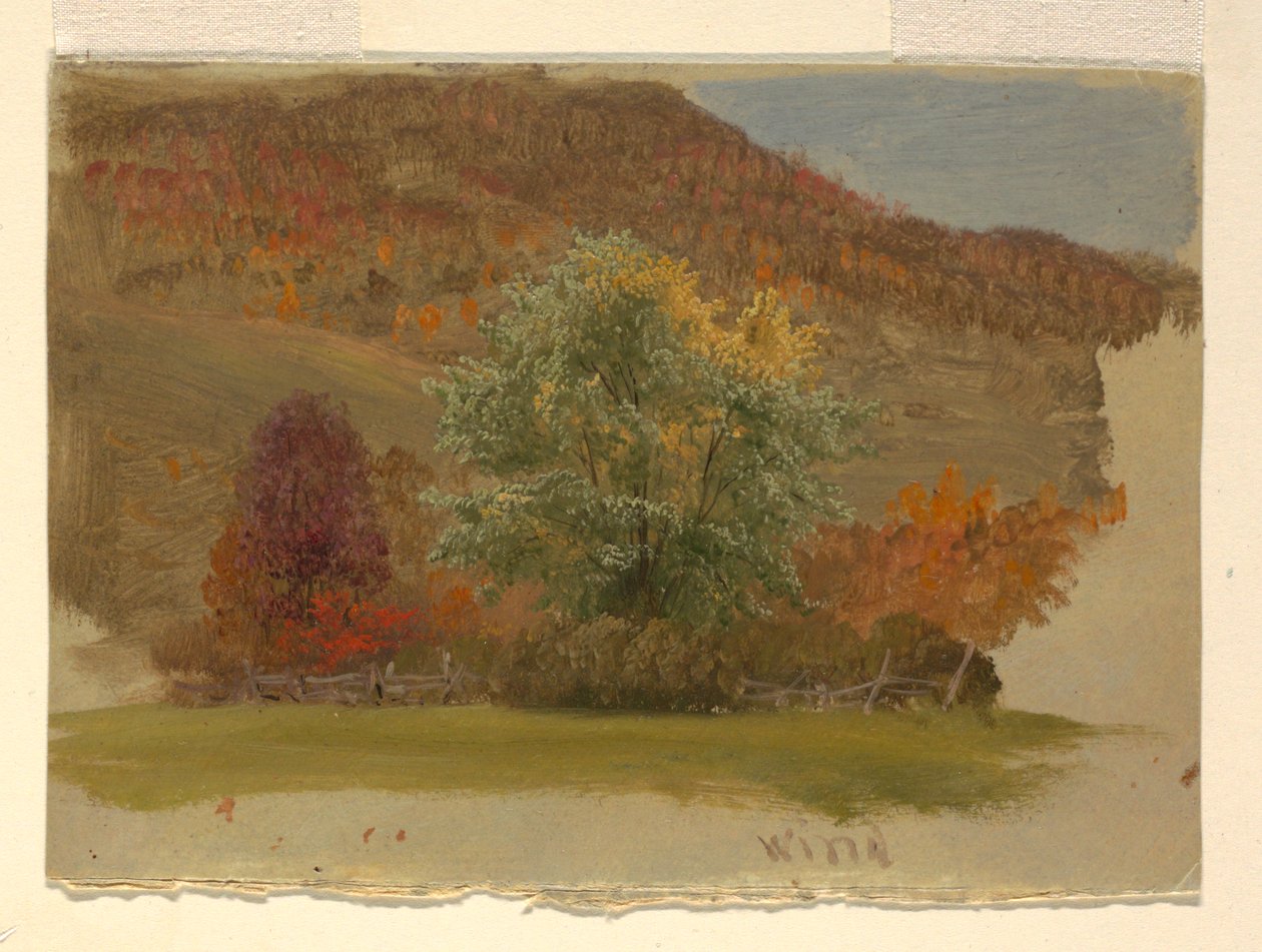 Herfstlandschap door Frederic Edwin Church