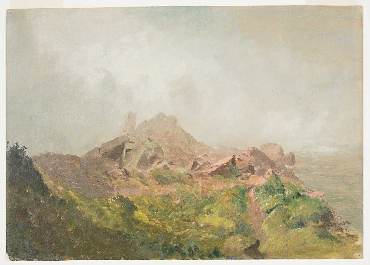Basis van de Amerikaanse watervallen, Niagara door Frederic Edwin Church