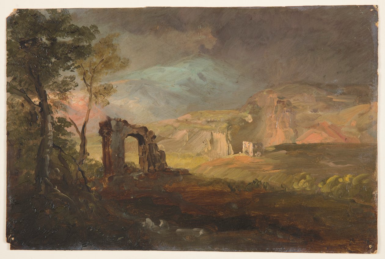 Campagna-fantasie door Frederic Edwin Church