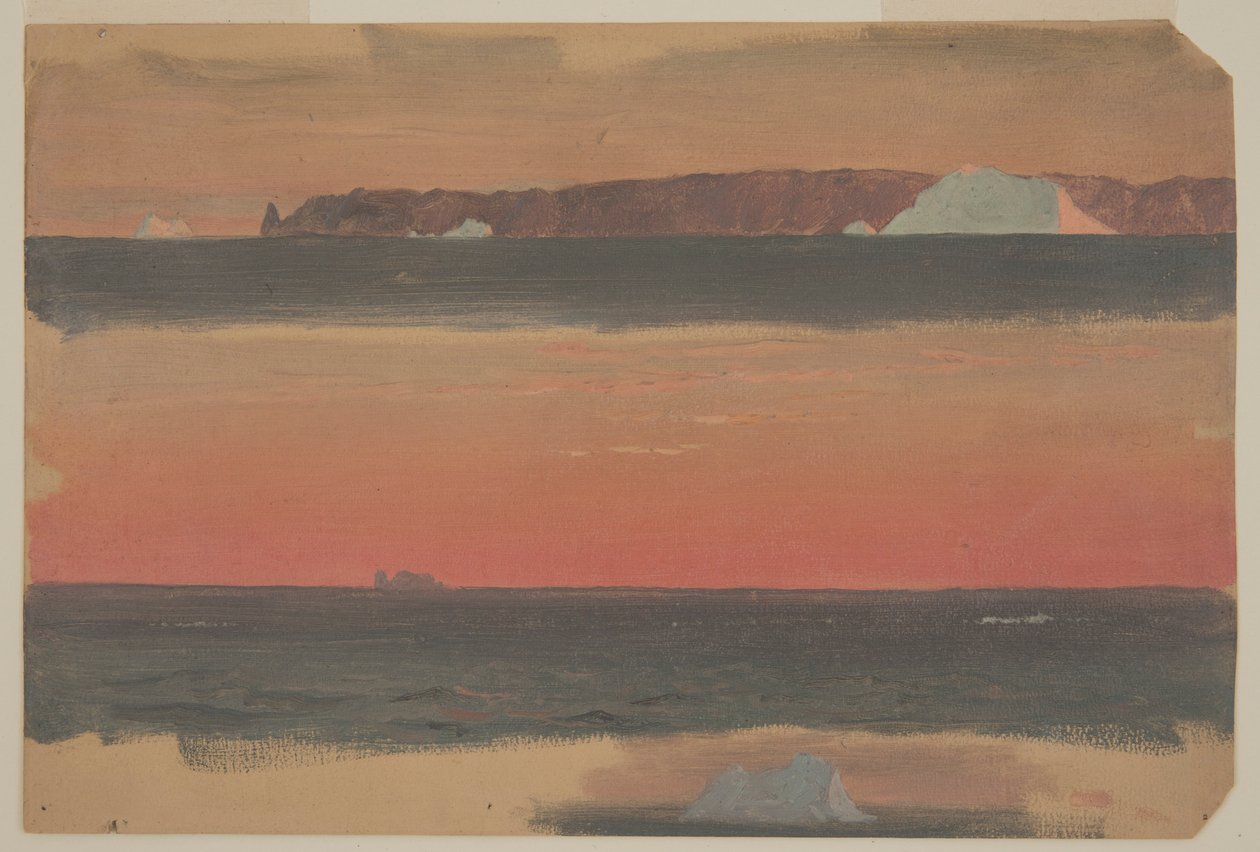 Kaap Sint-Jan, Newfoundland door Frederic Edwin Church