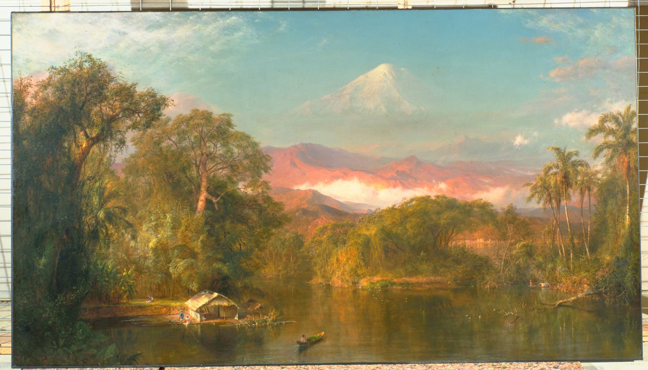 Chimborazo, 1864 door Frederic Edwin Church