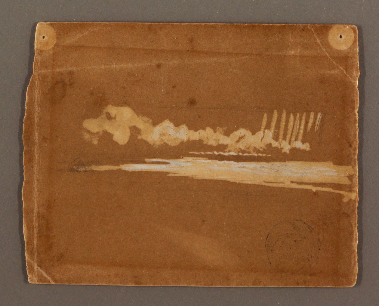Tekening, Niagara watervallen, mogelijk 1856 door Frederic Edwin Church