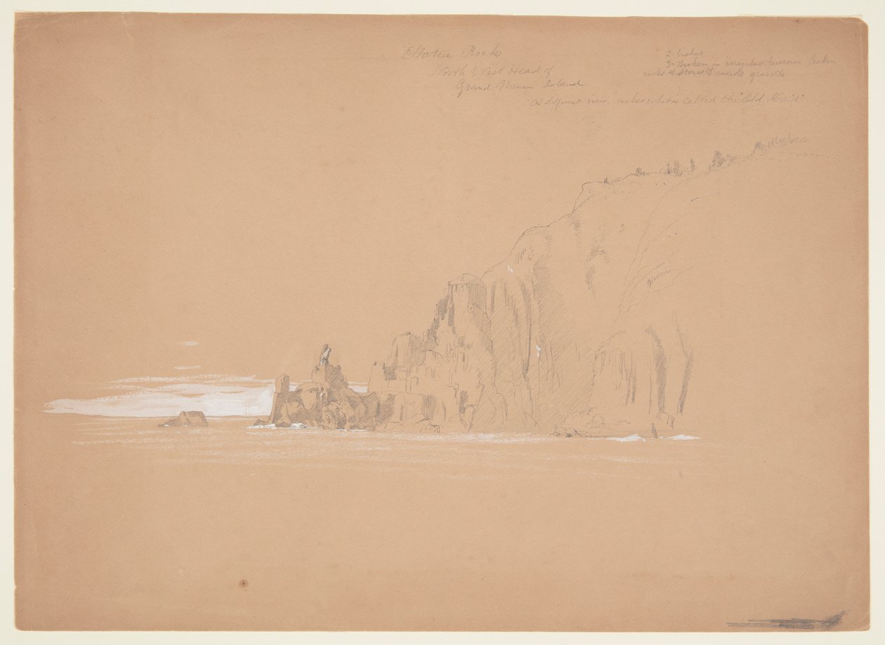 Grand Manan Island door Frederic Edwin Church