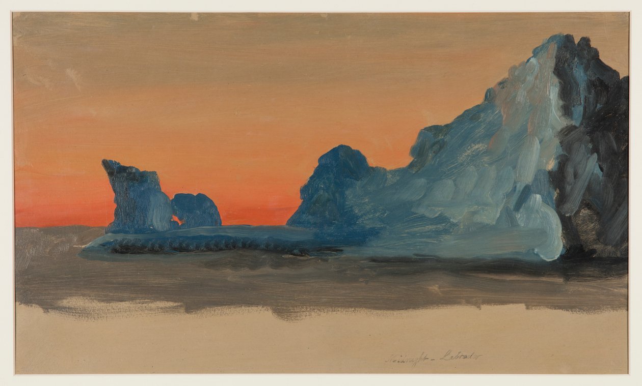IJsbergen om Middernacht, Labrador door Frederic Edwin Church