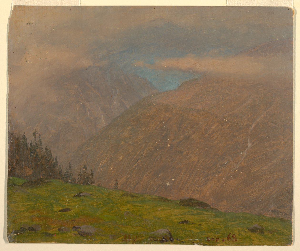 Italiaanse Alpen door Frederic Edwin Church