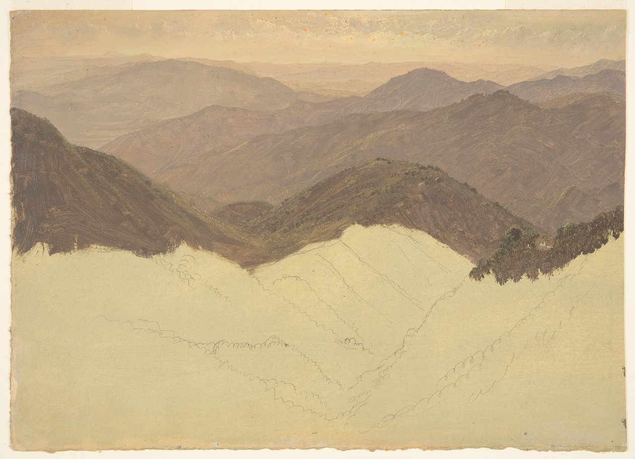 Landschap door Frederic Edwin Church