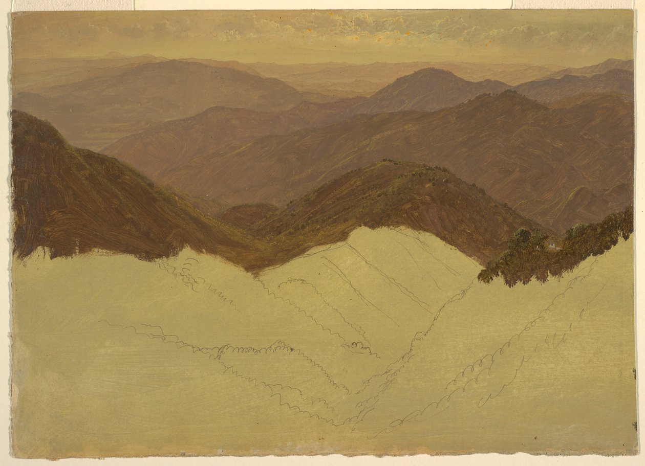 Landschap door Frederic Edwin Church