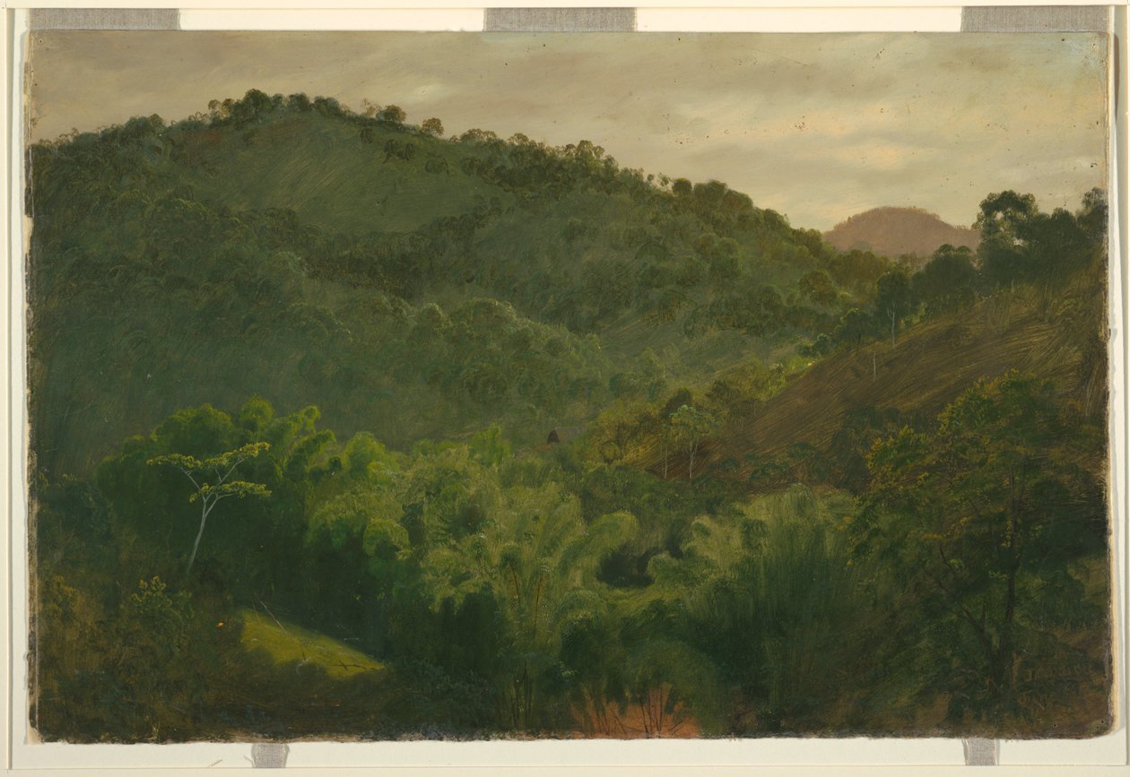 Landschap uit Jamaica door Frederic Edwin Church