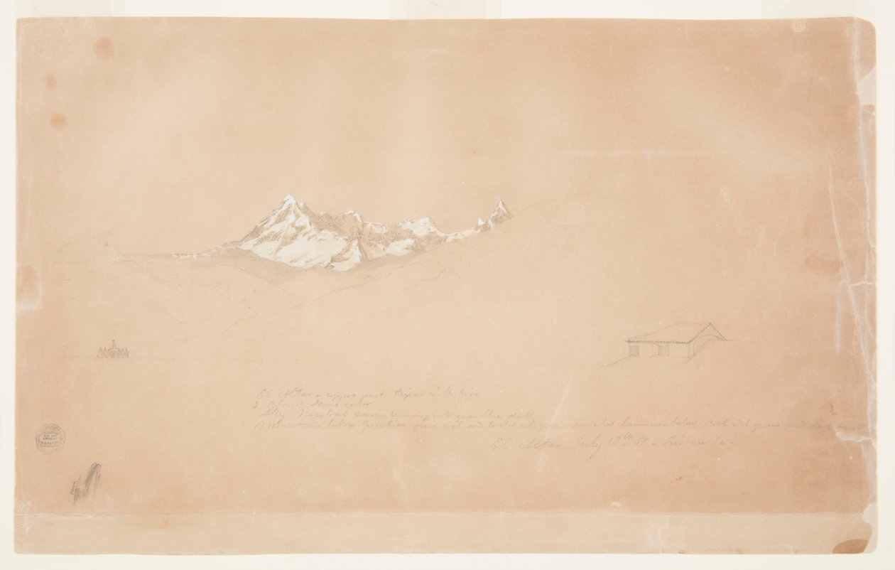Bergaltaar, Ecuador, sho door Frederic Edwin Church