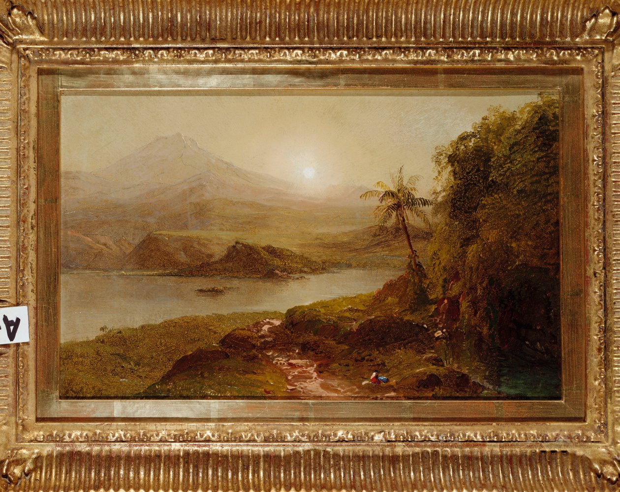 Berglandschap door Frederic Edwin Church