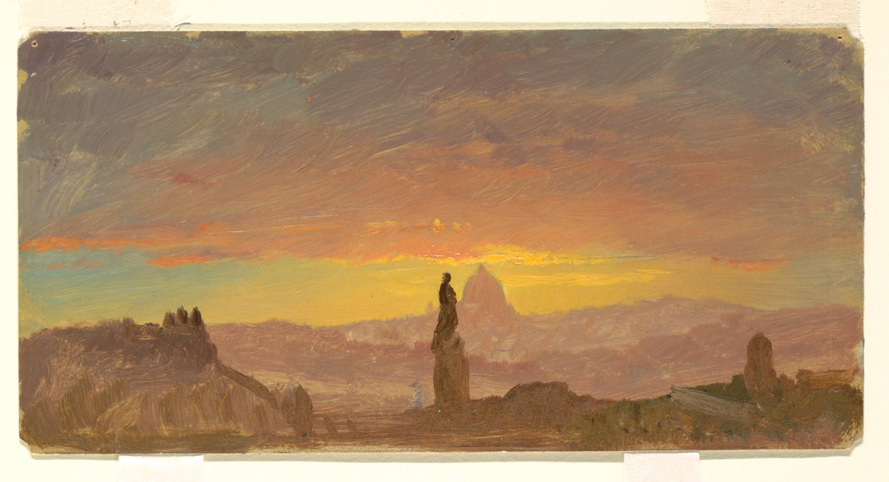 St. Pieter, Rome, getoond door Frederic Edwin Church