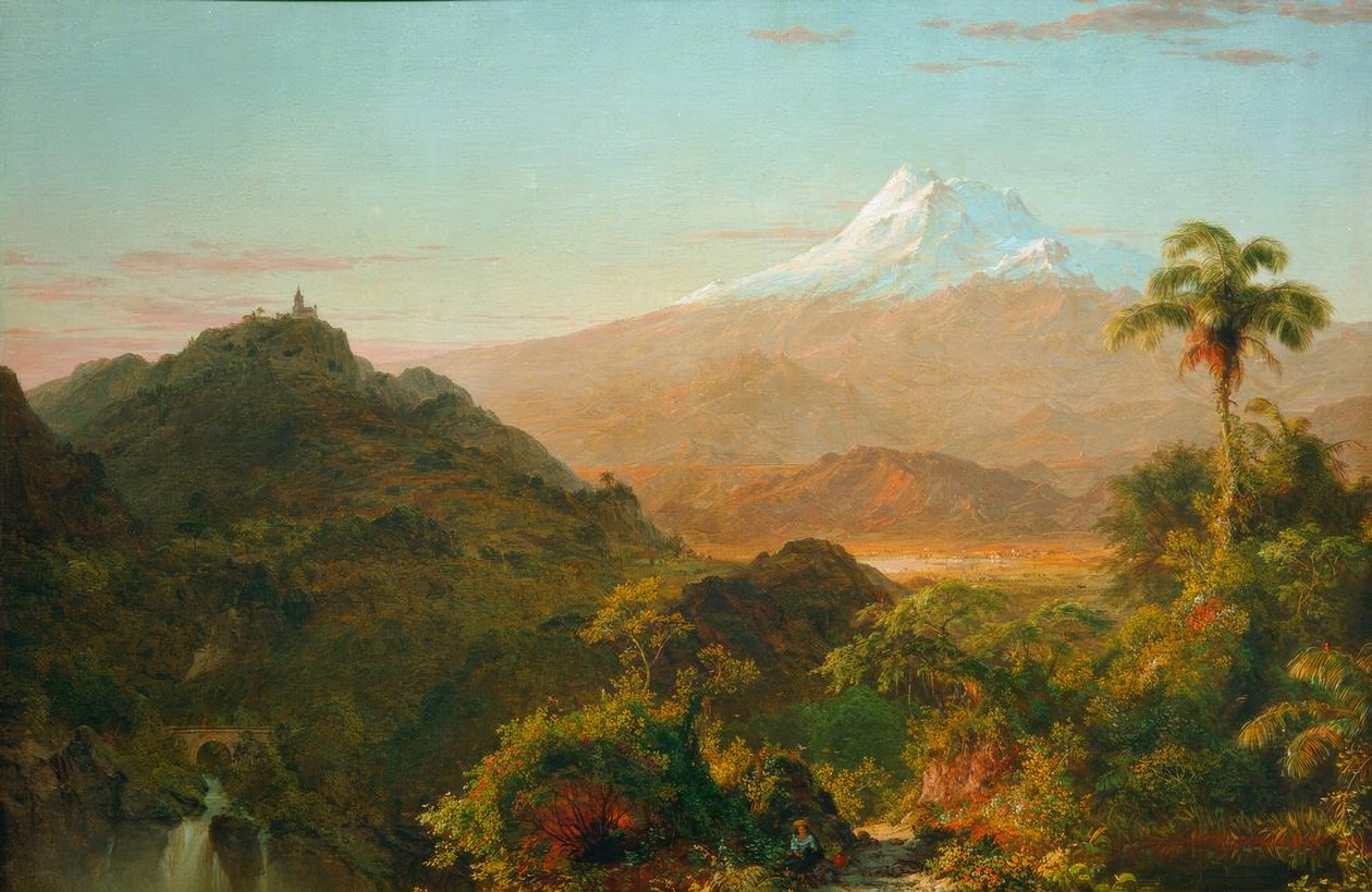 Zuid-Amerikaans landschap door Frederic Edwin Church