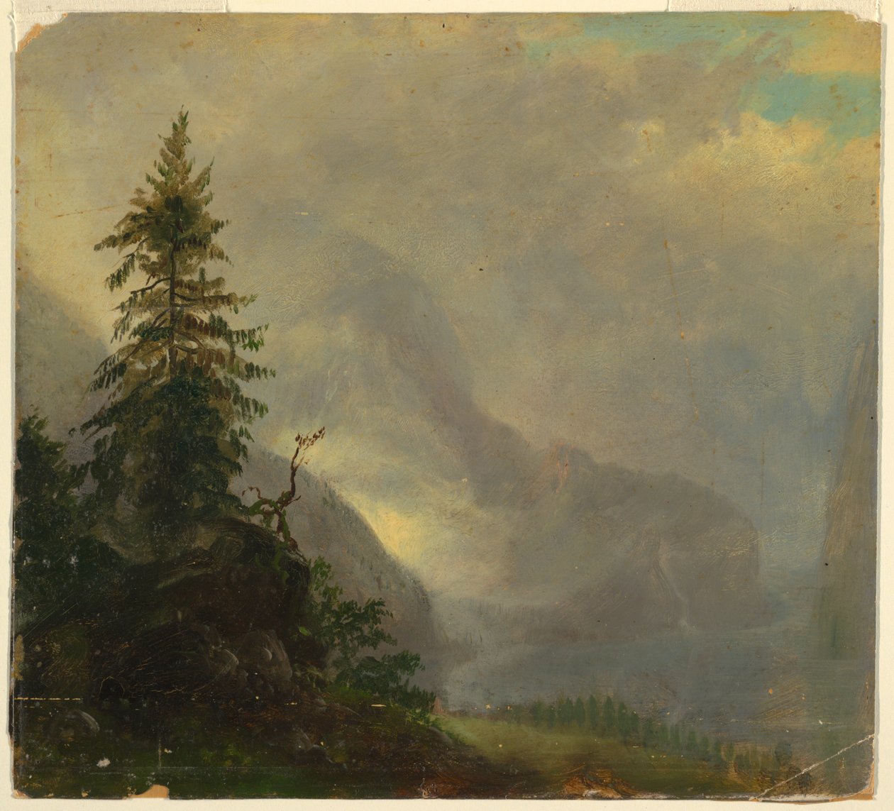 De Königssee, nabij Berchtesgaden, Beieren door Frederic Edwin Church