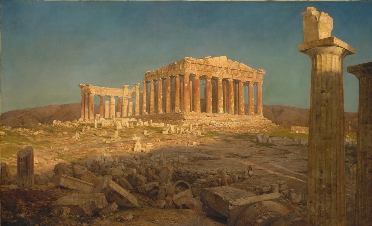 Het Parthenon door Frederic Edwin Church