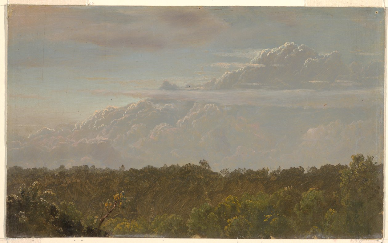 Onweerswolken, Jamaica door Frederic Edwin Church