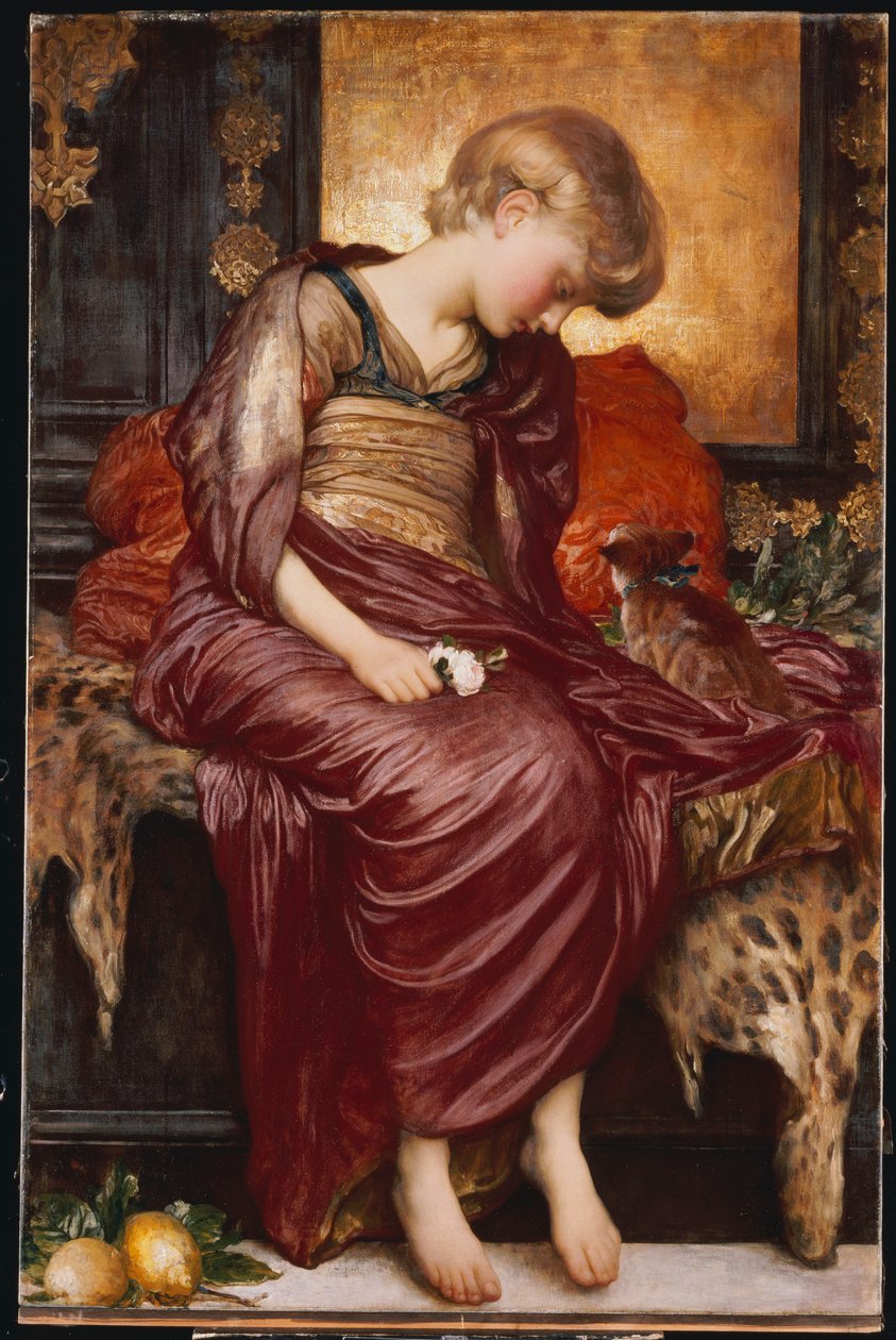 Kittens door Frederic Leighton