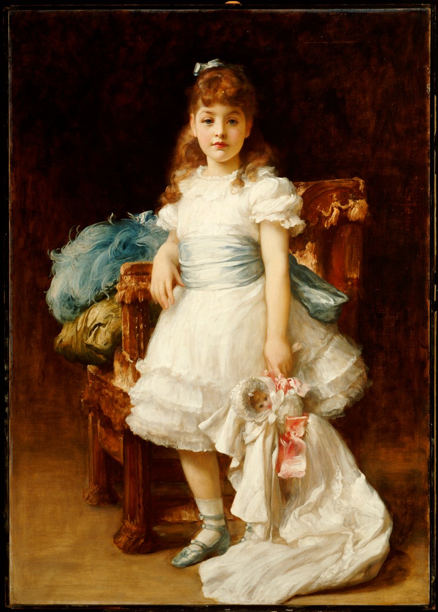 Lady Sybil Primrose door Frederic Leighton