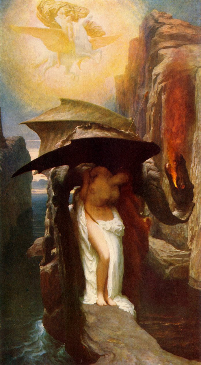 Perseus en Andromeda, 1891, ca. 1915 door Frederic Leighton