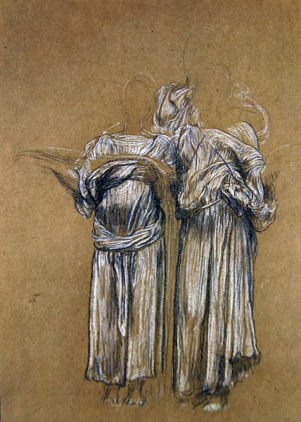 Studie voor Muziek door Frederic Leighton