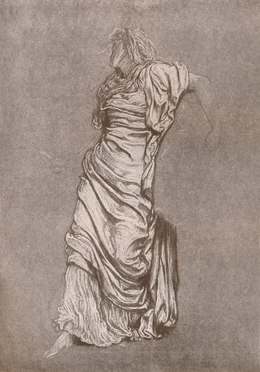 Studie voor Rizpah, ca. 1870, 1897 door Frederic Leighton