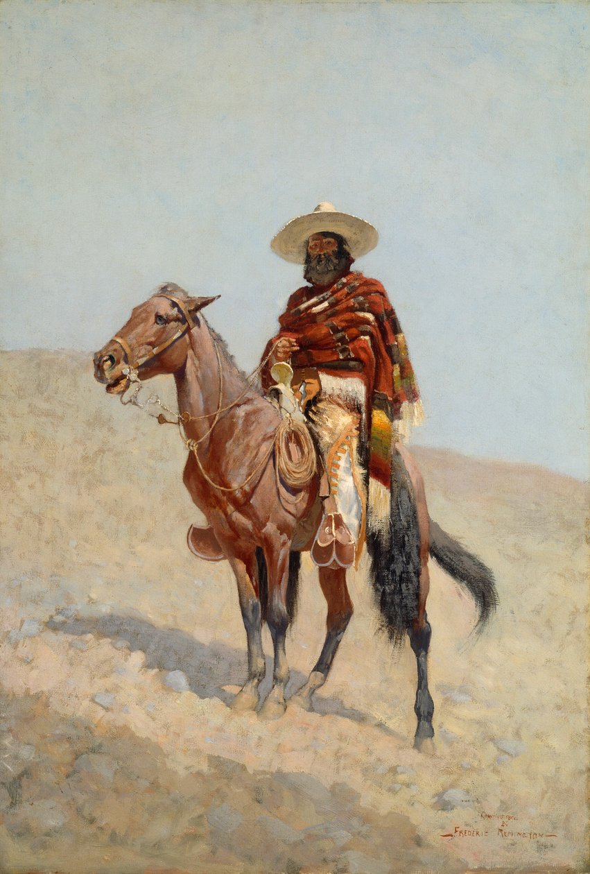 Een Mexicaanse Vaquero door Frederic Remington