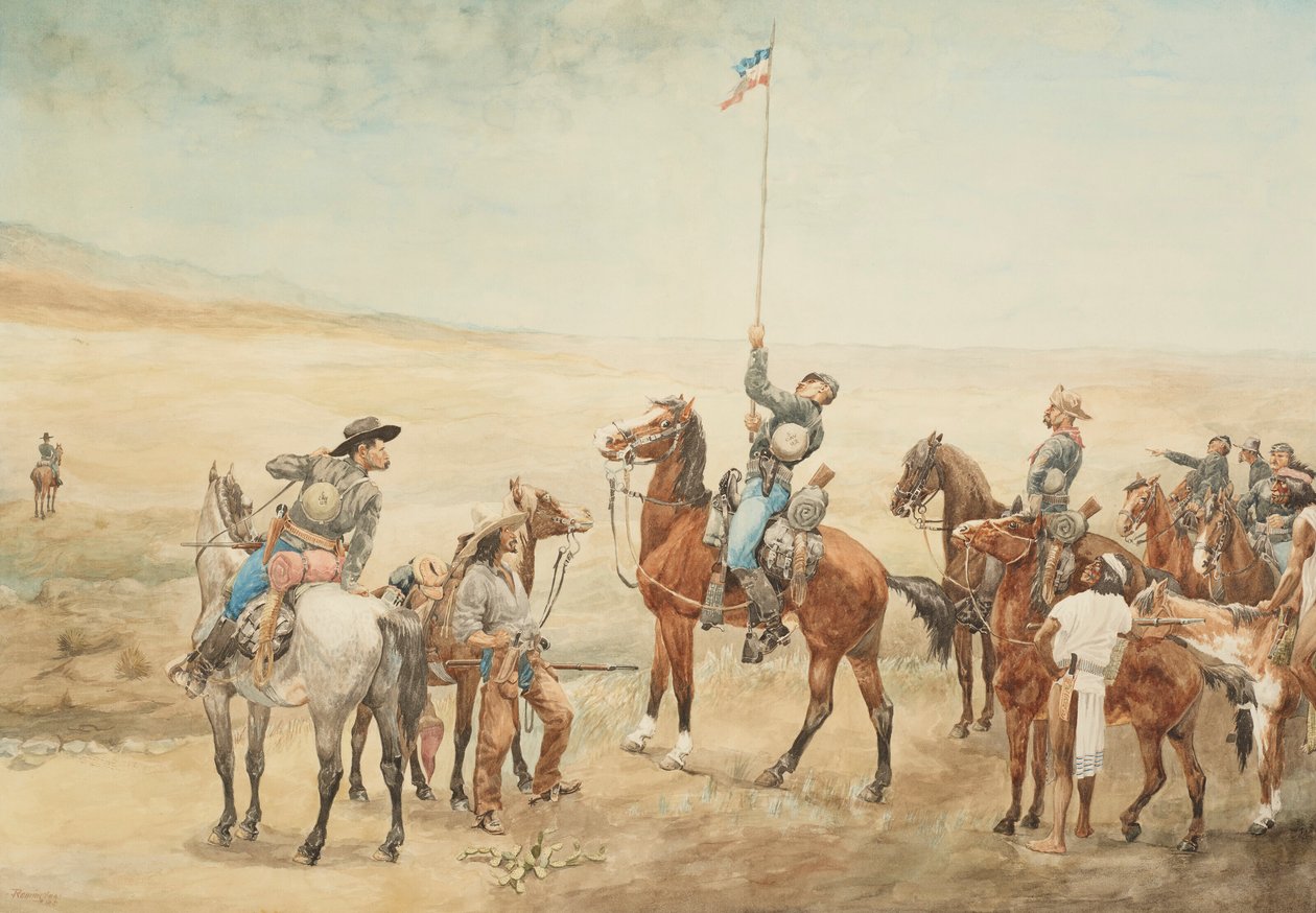 De hoofdopdracht signaleren door Frederic Remington