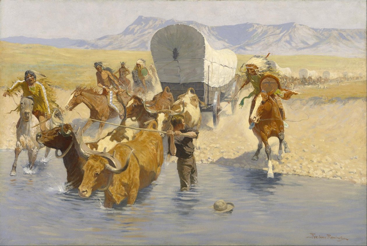De emigranten door Frederic Remington