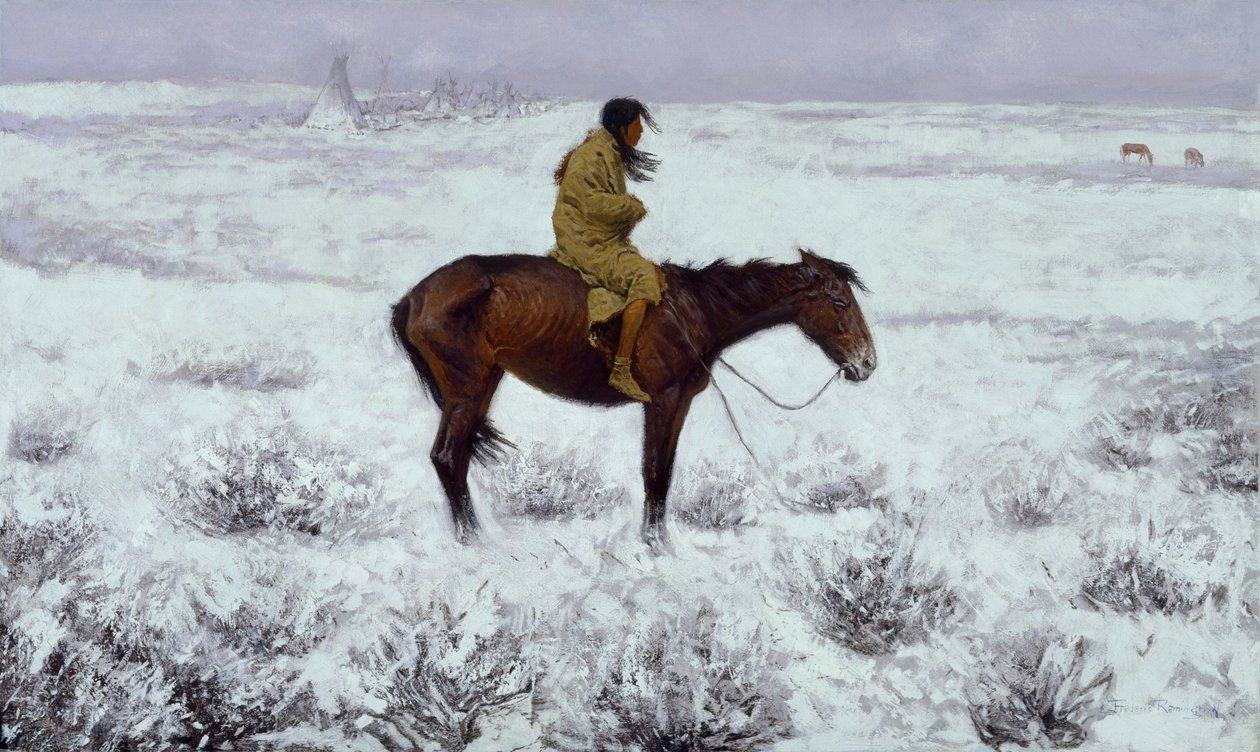 De kudde jongen door Frederic Remington