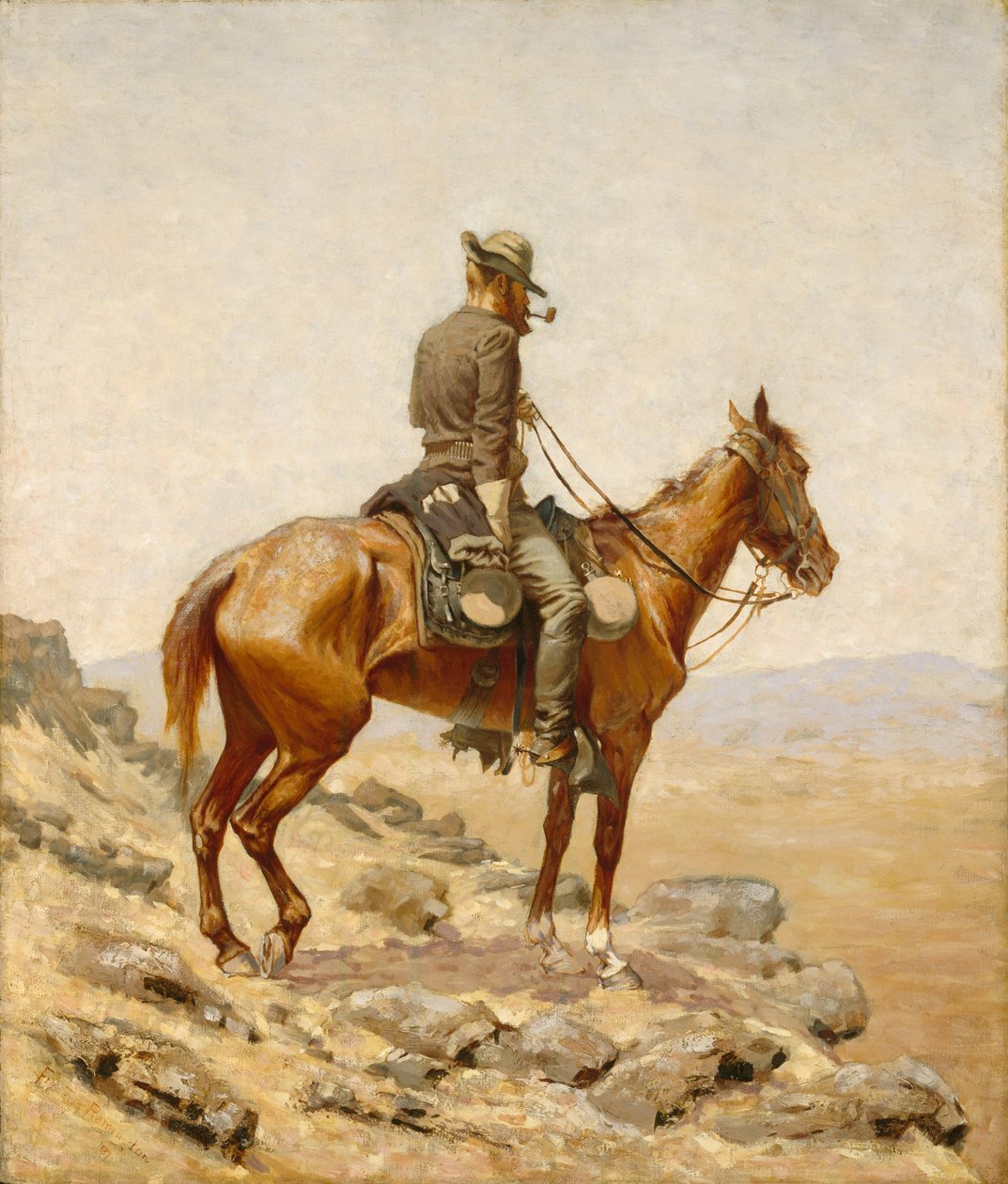 De Uitkijkpost door Frederic Remington