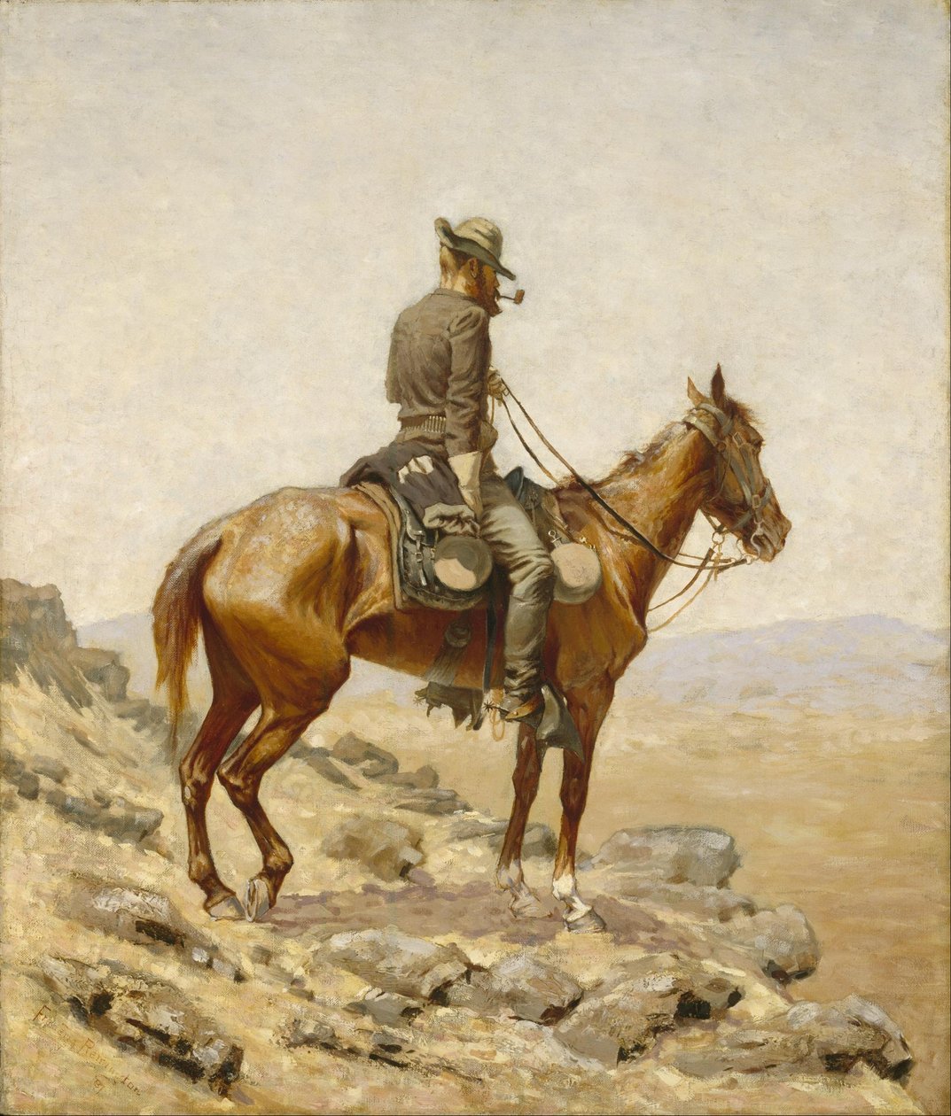 De Uitkijkpost door Frederic Remington