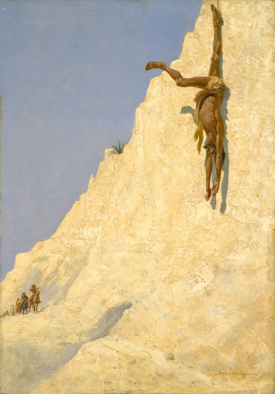 De transgressor door Frederic Remington