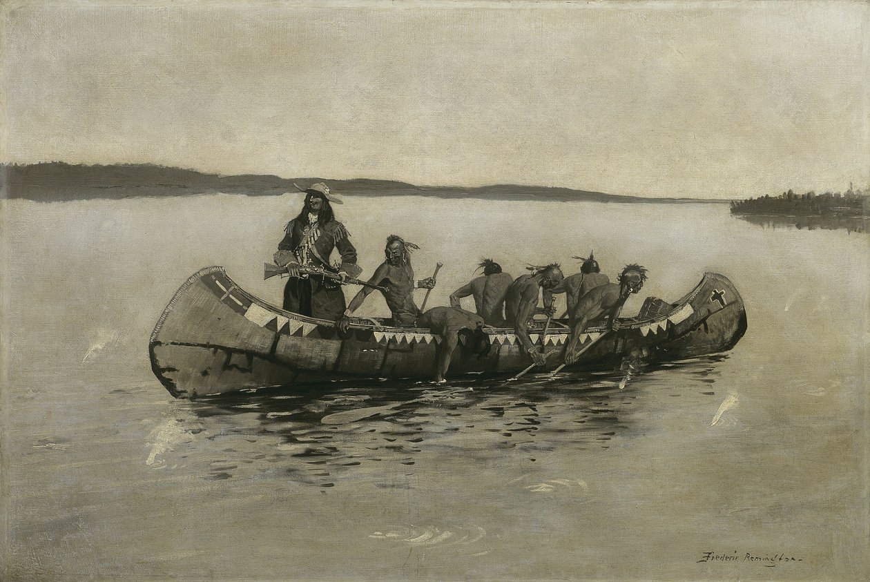 Dit Was een Fatale Inscheping door Frederic Remington